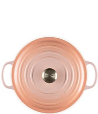Le Creuset Signature Peche Round Enameled Cast Iron Dutch Oven, 7.25 Qt.