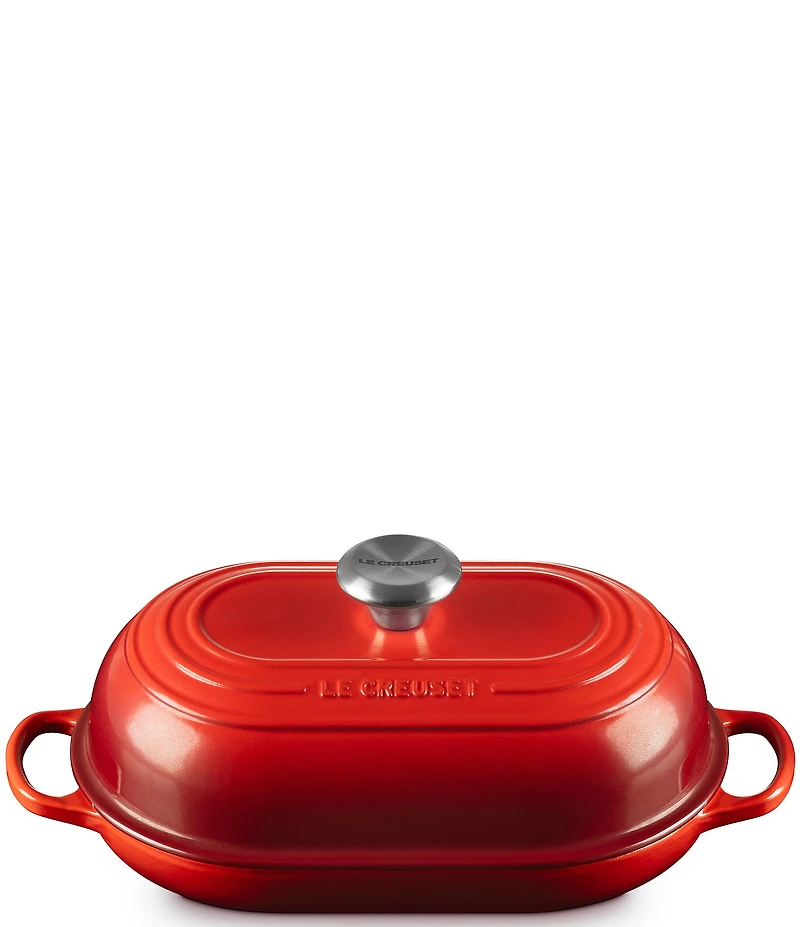 Le Creuset Signature Cast Iron Oval Bread Oven, 11.5#double;