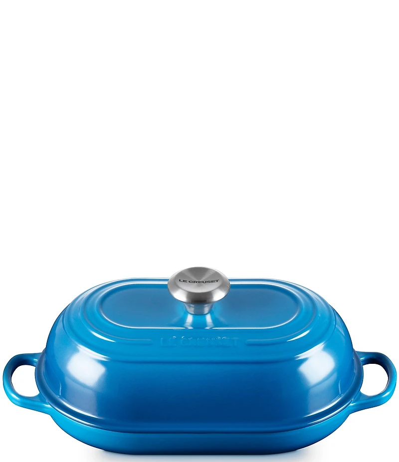 Le Creuset Signature Cast Iron Oval Bread Oven, 11.5#double;