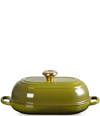 Le Creuset Signature Cast Iron Oval Bread Oven with Gold Knob, 11.5#double;