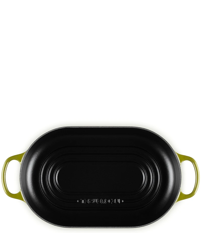 Le Creuset Signature Cast Iron Oval Bread Oven with Gold Knob, 11.5#double;