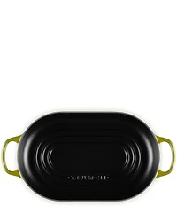 Le Creuset Signature Cast Iron Oval Bread Oven with Gold Knob, 11.5#double;