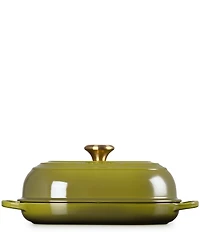 Le Creuset Signature Cast Iron Oval Bread Oven with Gold Knob, 11.5#double;