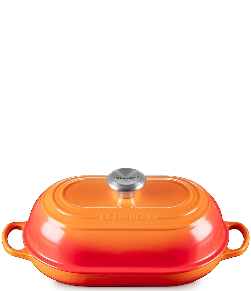 Le Creuset Signature Cast Iron Oval Bread Oven, 11.5#double;