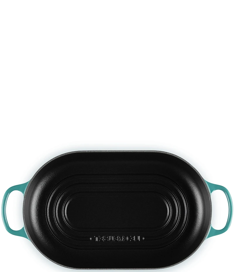 Le Creuset Signature Cast Iron Oval Bread Oven with Gold Knob, 11.5#double;