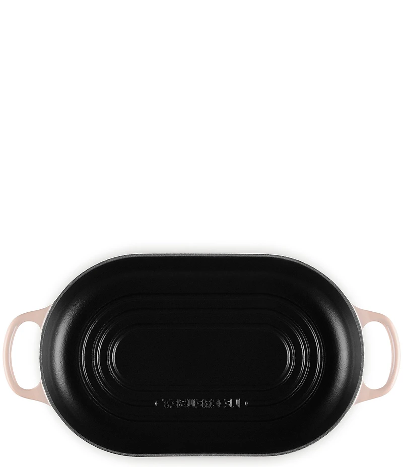Le Creuset Signature Cast Iron Oval Bread Oven with Gold Knob, 11.5#double;