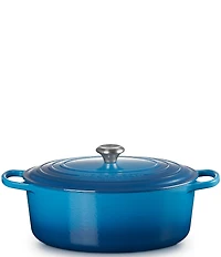 Le Creuset Signature Cast Iron Oval Oven Dutch Oven with Stainless Steel knob