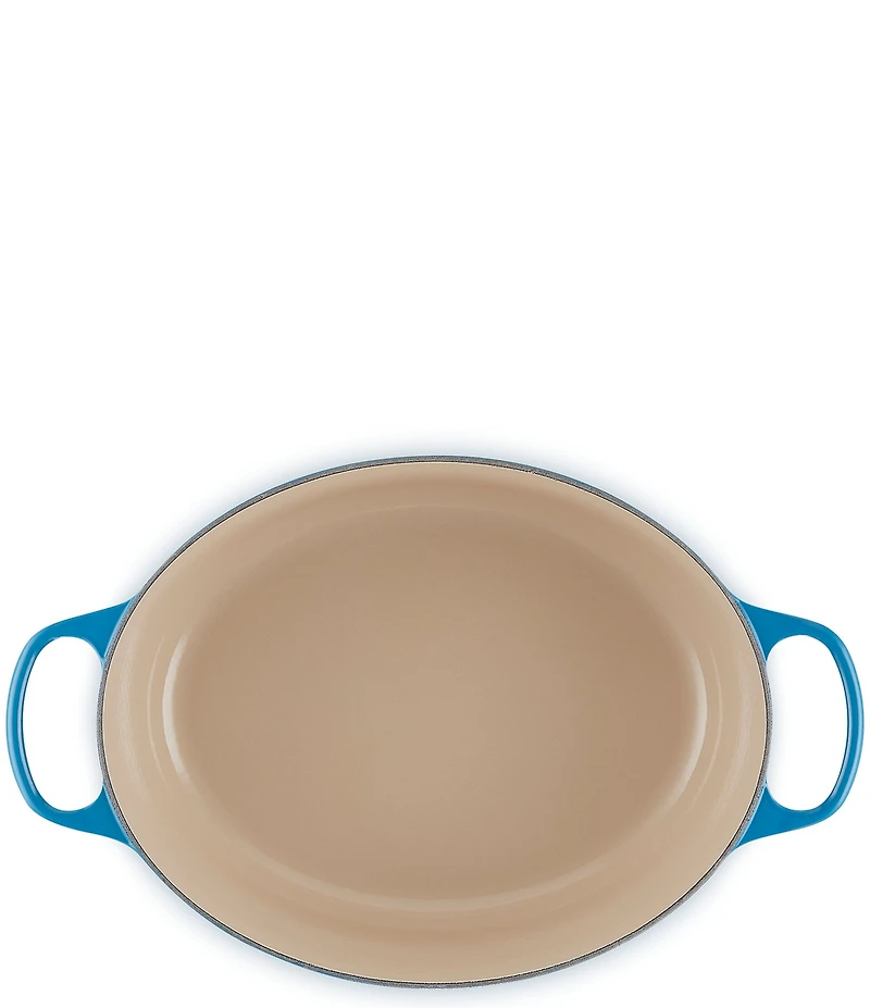 Le Creuset Signature Cast Iron Oval Oven Dutch Oven with Stainless Steel knob