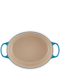 Le Creuset Signature Cast Iron Oval Oven Dutch Oven with Stainless Steel knob