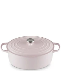Le Creuset Signature Cast Iron Oval Oven Dutch Oven with Stainless Steel knob
