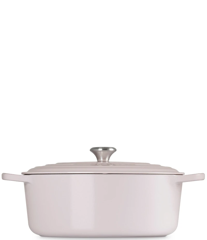 Le Creuset Signature Cast Iron Oval Oven Dutch Oven with Stainless Steel knob