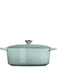 Le Creuset Signature Cast Iron Oval Oven Dutch Oven with Stainless Steel knob