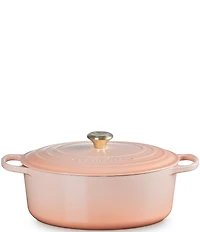 Le Creuset Signature Cast Iron Oval Oven Dutch Oven with Stainless Steel knob