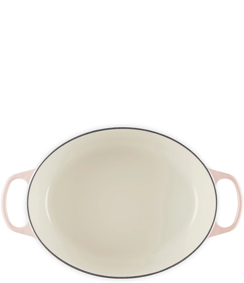 Le Creuset Signature Cast Iron Oval Oven Dutch Oven with Stainless Steel knob