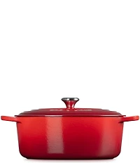 Le Creuset Signature Cast Iron Oval Oven Dutch Oven with Stainless Steel knob