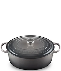 Le Creuset Signature Cast Iron Oval Oven Dutch Oven with Stainless Steel knob