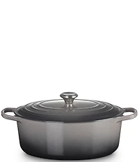 Le Creuset Signature Cast Iron Oval Oven Dutch Oven with Stainless Steel knob