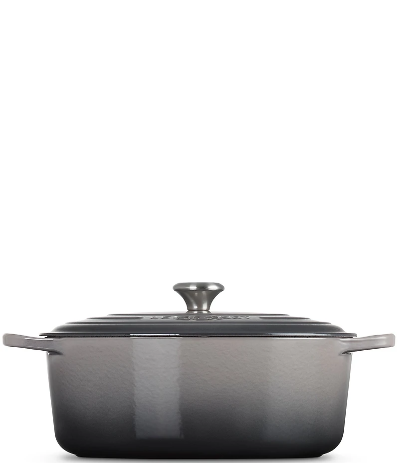Le Creuset Signature Cast Iron Oval Oven Dutch Oven with Stainless Steel knob
