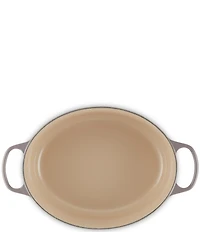 Le Creuset Signature Cast Iron Oval Oven Dutch Oven with Stainless Steel knob