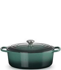 Le Creuset Signature Cast Iron Oval Oven Dutch Oven with Stainless Steel knob