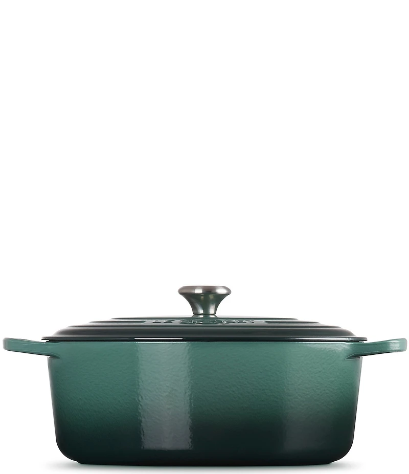 Le Creuset Signature Cast Iron Oval Oven Dutch Oven with Stainless Steel knob