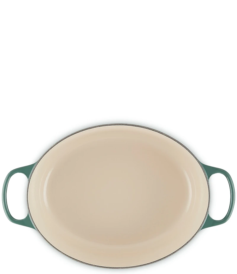Le Creuset Signature Cast Iron Oval Oven Dutch Oven with Stainless Steel knob