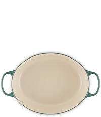 Le Creuset Signature Cast Iron Oval Oven Dutch Oven with Stainless Steel knob