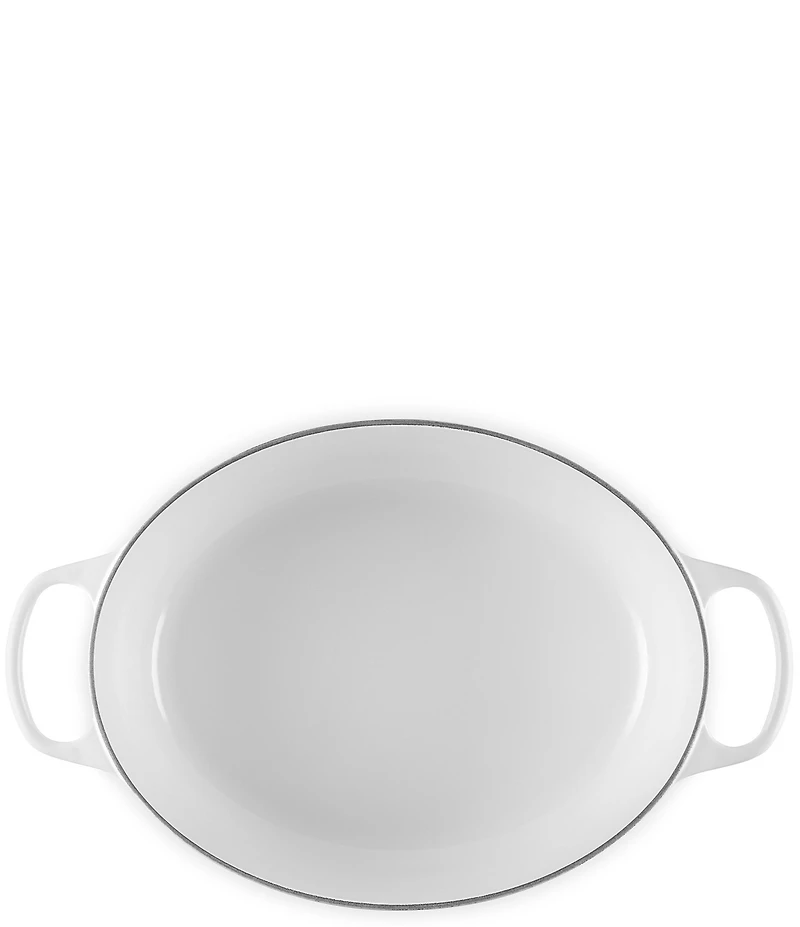 Le Creuset Signature Cast Iron Oval Oven Dutch Oven with Stainless Steel knob