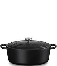 Le Creuset Signature Cast Iron Oval Oven Dutch Oven with Stainless Steel knob