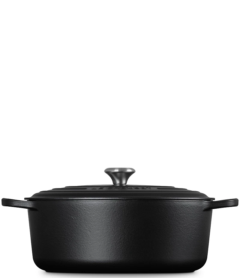 Le Creuset Signature Cast Iron Oval Oven Dutch Oven with Stainless Steel knob