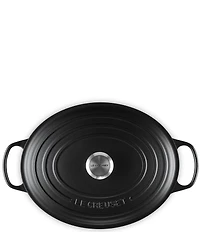 Le Creuset Signature Cast Iron Oval Oven Dutch Oven with Stainless Steel knob
