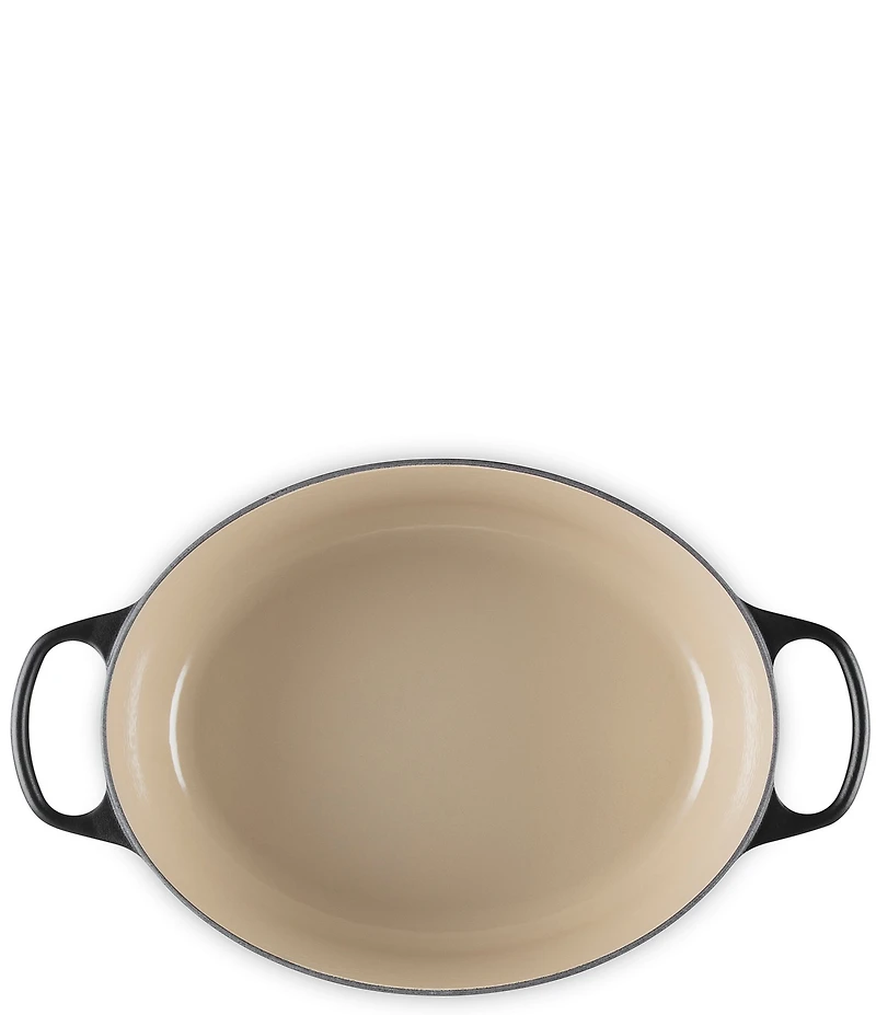 Le Creuset Signature Cast Iron Oval Oven Dutch Oven with Stainless Steel knob