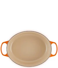 Le Creuset Signature Cast Iron Oval Oven Dutch Oven with Stainless Steel knob