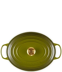 Le Creuset Signature Cast Iron Oval Oven Dutch Oven with Stainless Steel knob