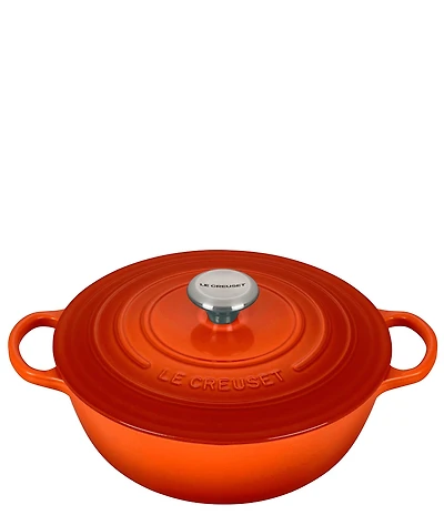 Le Creuset Signature Enameled Cast Iron Chef's Oven With Stainless Steel Knob, 7.5-Quart