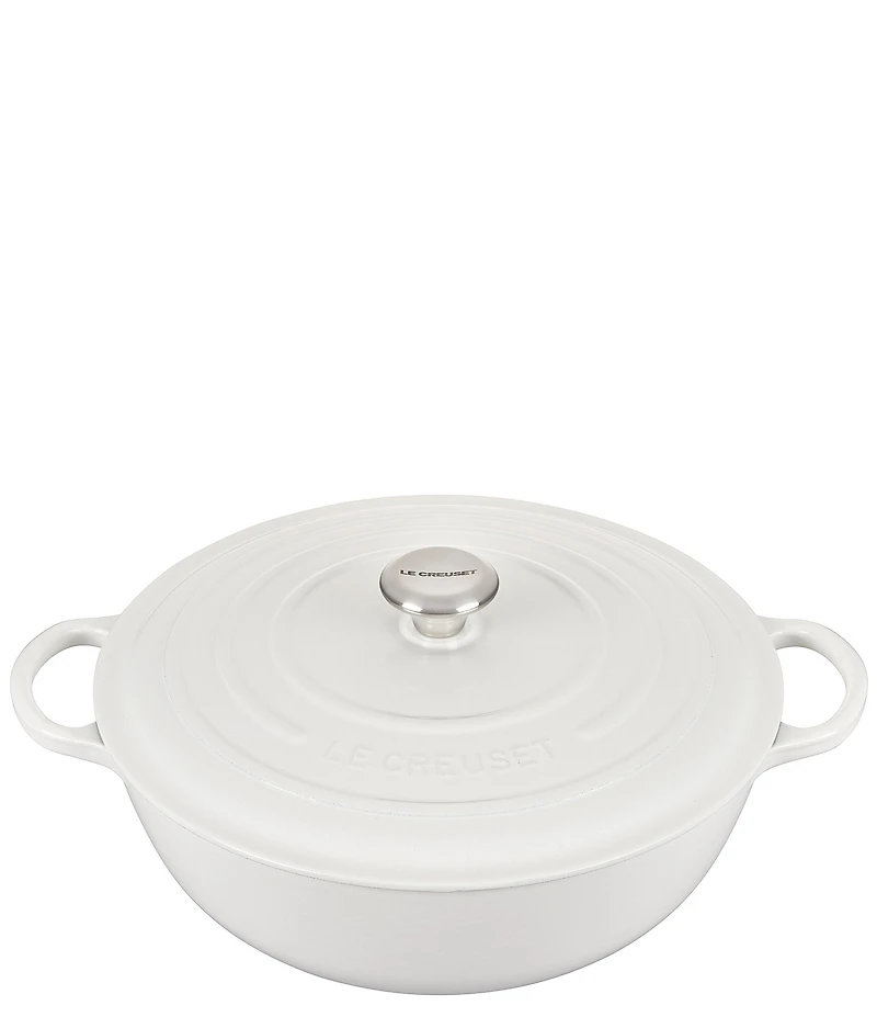 Le Creuset Signature Enameled Cast Iron Chef's Oven With Stainless Steel Knob, 7.5-Quart