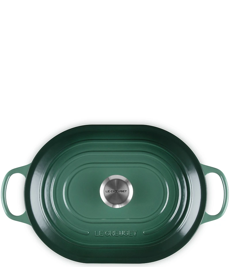 Le Creuset Signature Enameled Cast Iron Oblong Dutch Oven with Lid, 3.75-qt