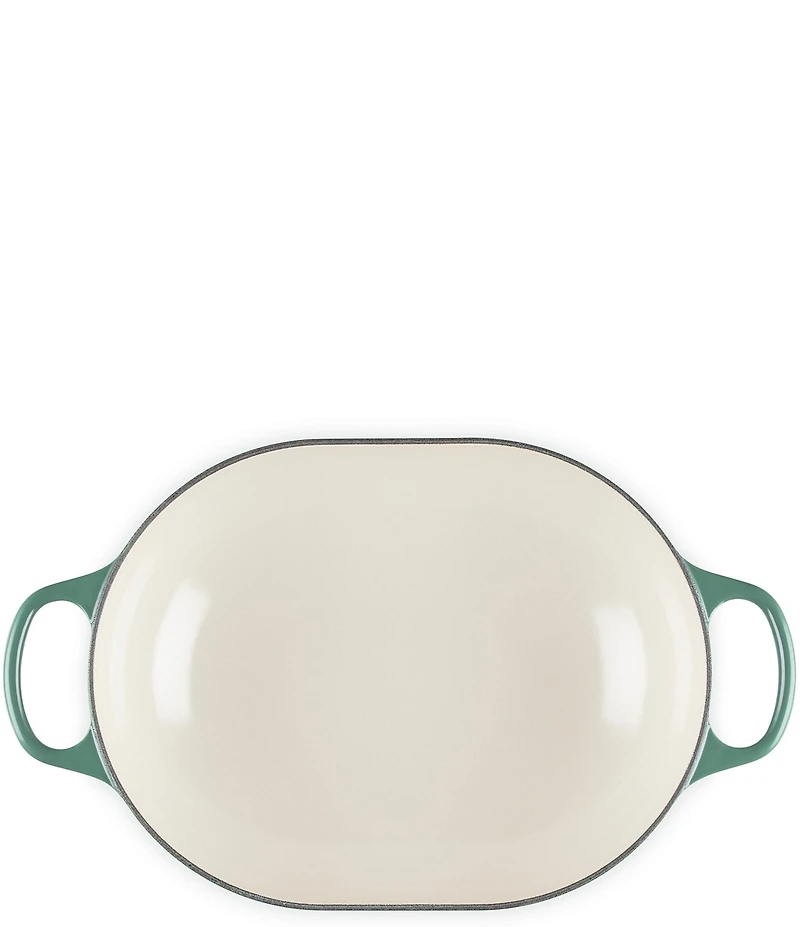 Le Creuset Signature Enameled Cast Iron Oblong Dutch Oven with Lid, 3.75-qt