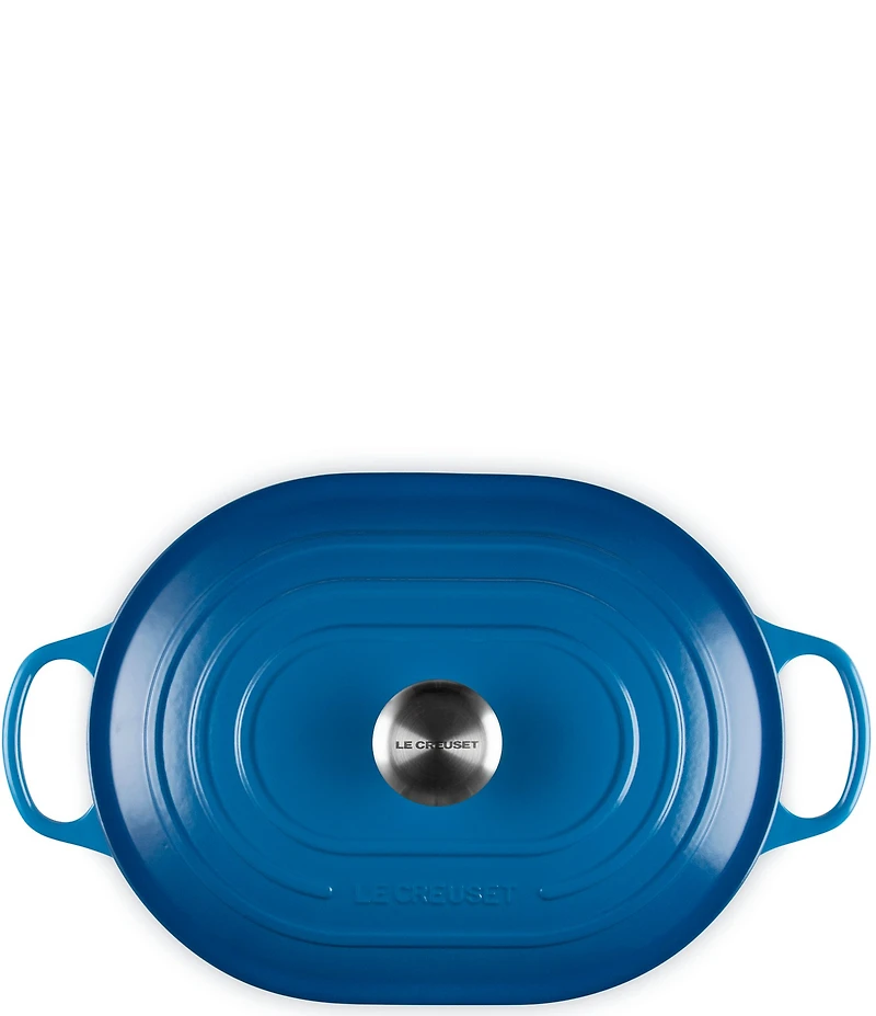 Le Creuset Signature Enameled Cast Iron Oblong Dutch Oven with Lid, 3.75-qt