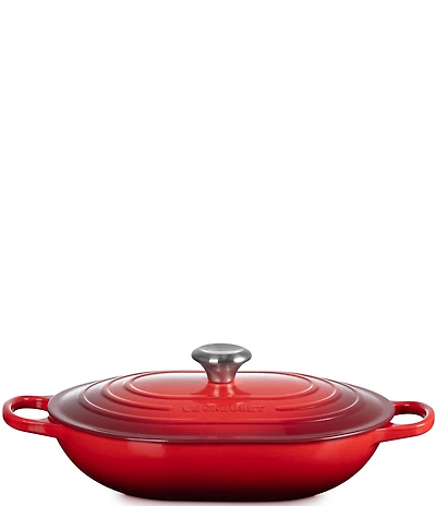 Le Creuset Signature Enameled Cast Iron Oblong Dutch Oven with Lid, 3.75 Qt.