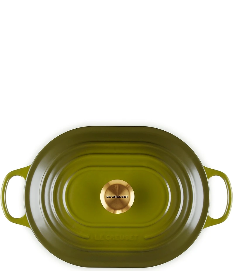 Le Creuset Signature Enameled Cast Iron Oblong Dutch Oven with Lid, 3.75-qt