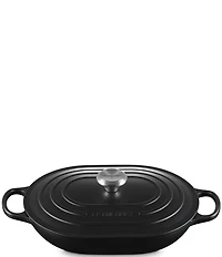 Le Creuset Signature Enameled Cast Iron Oblong Dutch Oven with Lid, 3.75-qt