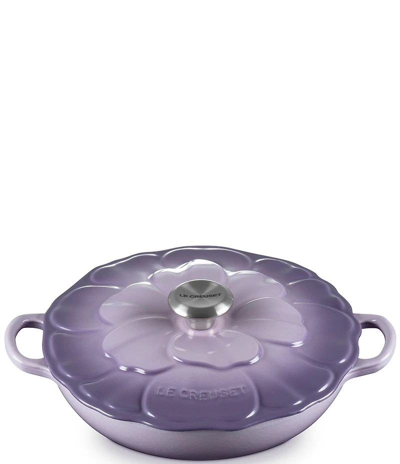 Le Creuset Signature Enameled Cast Iron Petal Braiser, 2.25qt.