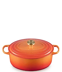 Le Creuset Signature Oval Dutch Oven with Crucible Knob, 6.75 Qt.