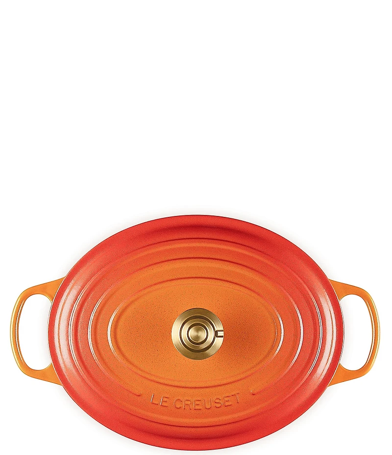 Le Creuset Signature Oval Dutch Oven with Crucible Knob, 6.75 Qt.