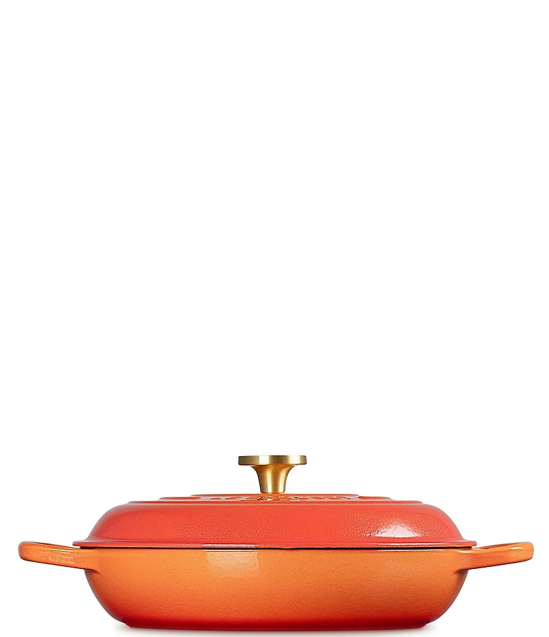 Le Creuset Signature Round Braiser with Crucible Knob, 3.5 Qt.
