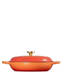 Le Creuset Signature Round Braiser with Crucible Knob, 3.5 Qt.