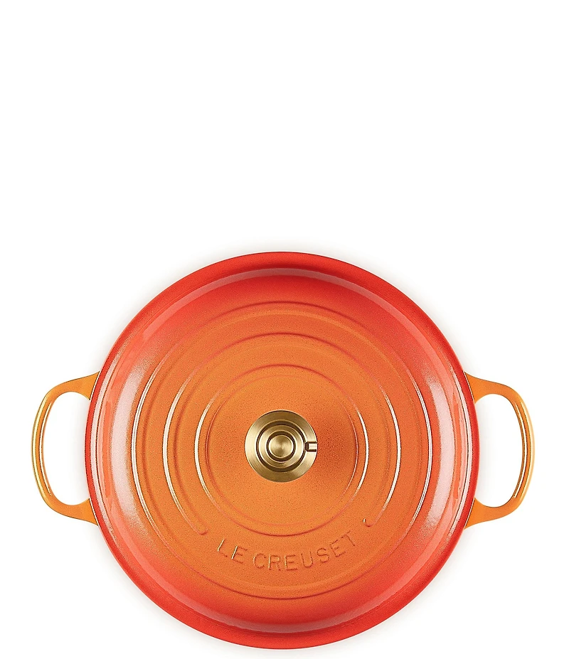 Le Creuset Signature Round Braiser with Crucible Knob, 3.5 Qt.
