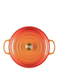 Le Creuset Signature Round Braiser with Crucible Knob, 3.5 Qt.