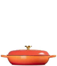 Le Creuset Signature Round Braiser with Crucible Knob, 5 Qt.